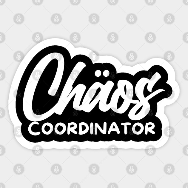 CHOAS COORDINATOR Sticker by Fabrik